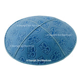 C45 - THEATRE MASKS EMBOSSING KIPPAH