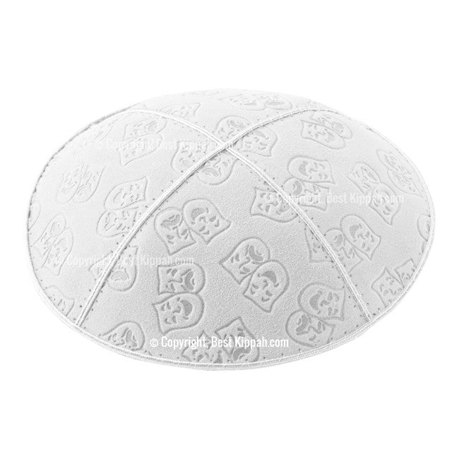 C45 - THEATRE MASKS EMBOSSING KIPPAH