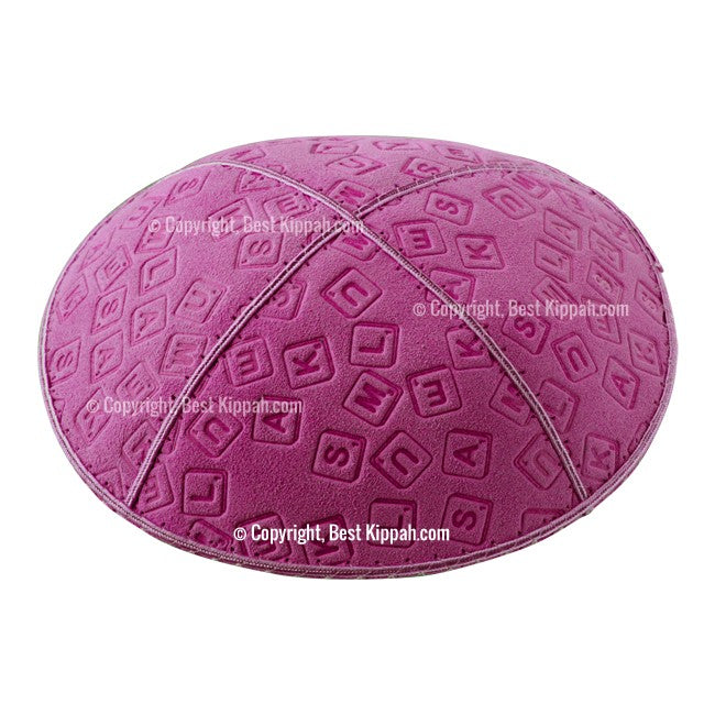 C44 - SCRABBLE EMBOSSING KIPPAH