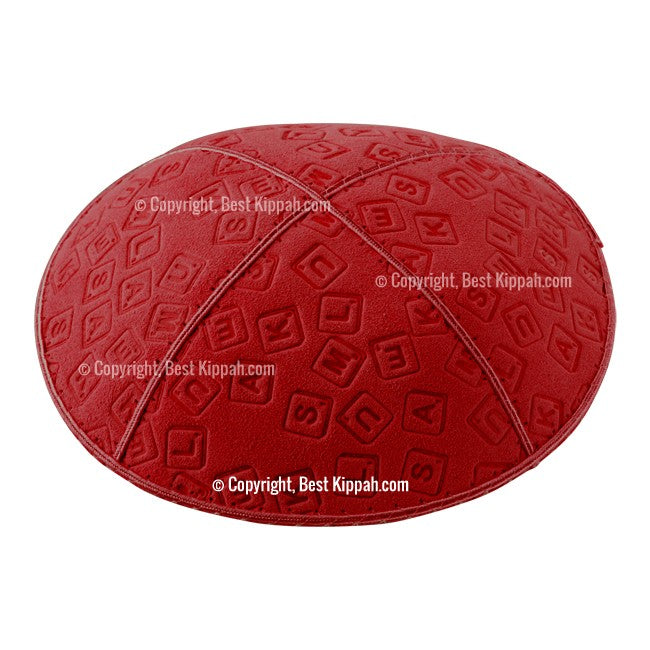 C44 - SCRABBLE EMBOSSING KIPPAH