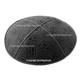 C45 - THEATRE MASKS EMBOSSING KIPPAH