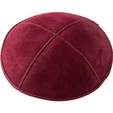 A18 - BURGUNDY SUEDE KIPPAH