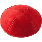 A14 - RED SUEDE KIPPAH