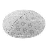 C49 - SNOWFLAKES EMBOSSING KIPPAH