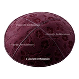 C53 - FLOWERS EMBOSSING KIPPAH