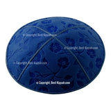 C53 - FLOWERS EMBOSSING KIPPAH