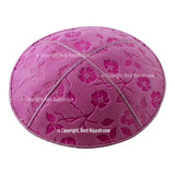 C53 - FLOWERS EMBOSSING KIPPAH