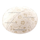 C53 - FLOWERS EMBOSSING KIPPAH