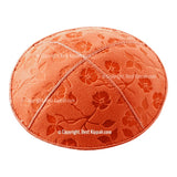C53 - FLOWERS EMBOSSING KIPPAH