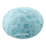 C53 - FLOWERS EMBOSSING KIPPAH