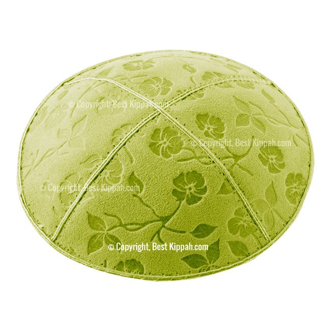 C53 - FLOWERS EMBOSSING KIPPAH