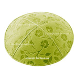 C53 - FLOWERS EMBOSSING KIPPAH