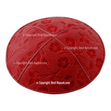 C53 - FLOWERS EMBOSSING KIPPAH