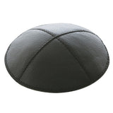 BLACK LEATHER KIPPAH