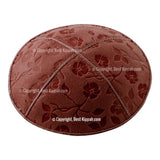 C53 - FLOWERS EMBOSSING KIPPAH