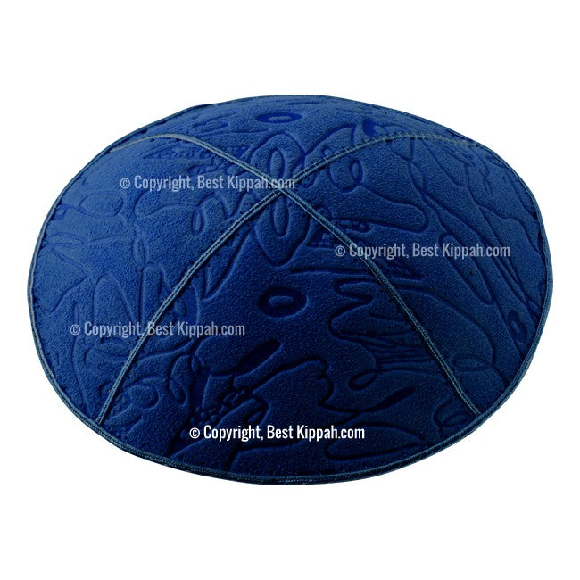 C60 - SCRIBBLE EMBOSSING KIPPAH