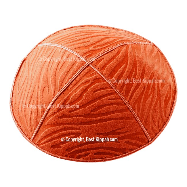 C63 - ZEBRA EMBOSSING KIPPAH