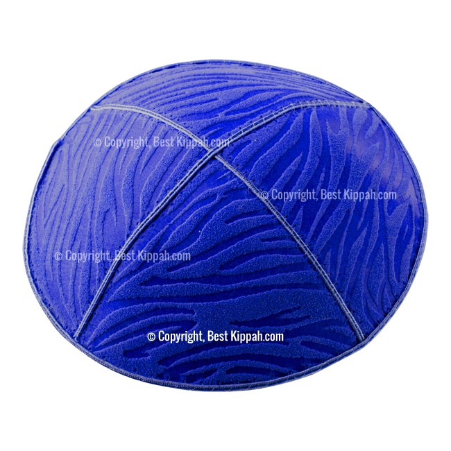 C63 - ZEBRA EMBOSSING KIPPAH