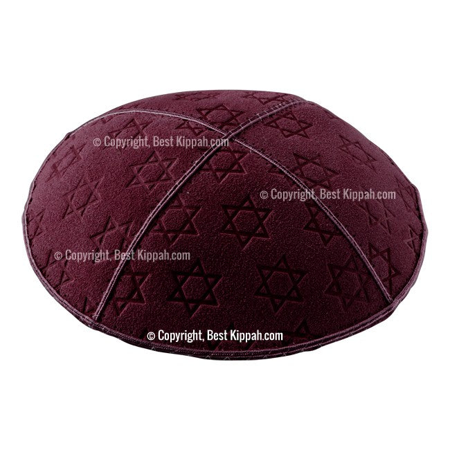 C67 - STAR OF DAVID EMBOSSING KIPPAH