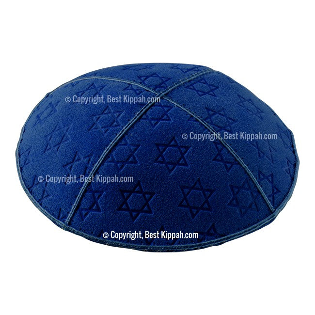 C67 - STAR OF DAVID EMBOSSING KIPPAH