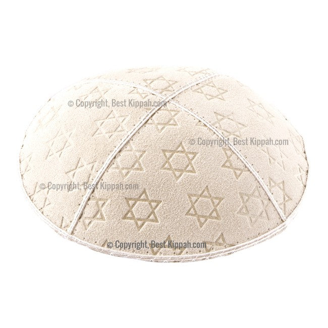 C67 - STAR OF DAVID EMBOSSING KIPPAH