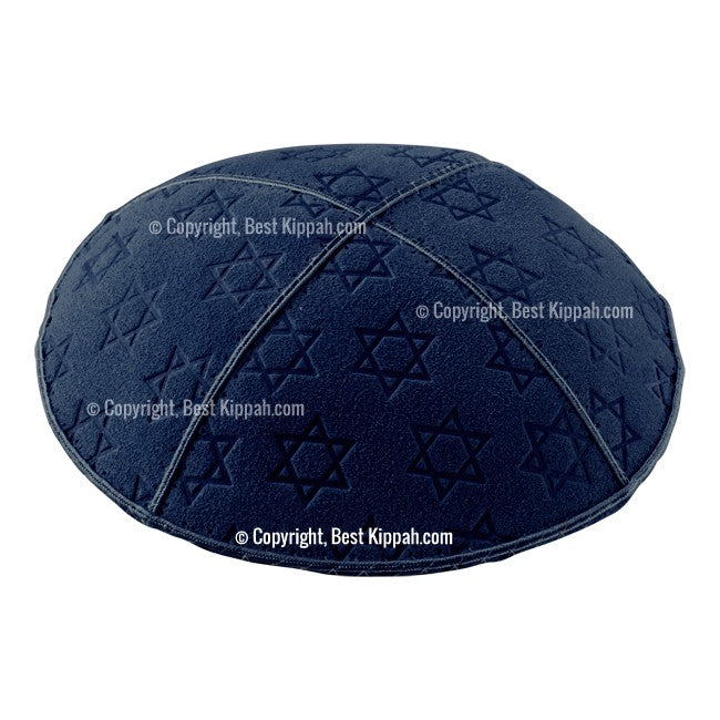 C67 - STAR OF DAVID EMBOSSING KIPPAH