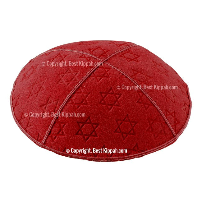C67 - STAR OF DAVID EMBOSSING KIPPAH