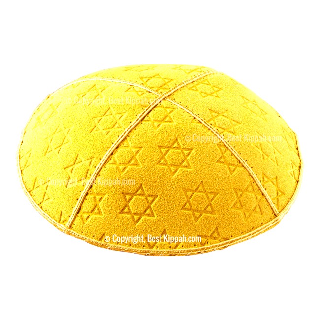 C67 - STAR OF DAVID EMBOSSING KIPPAH