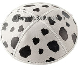 Cow Print Suede Kippah