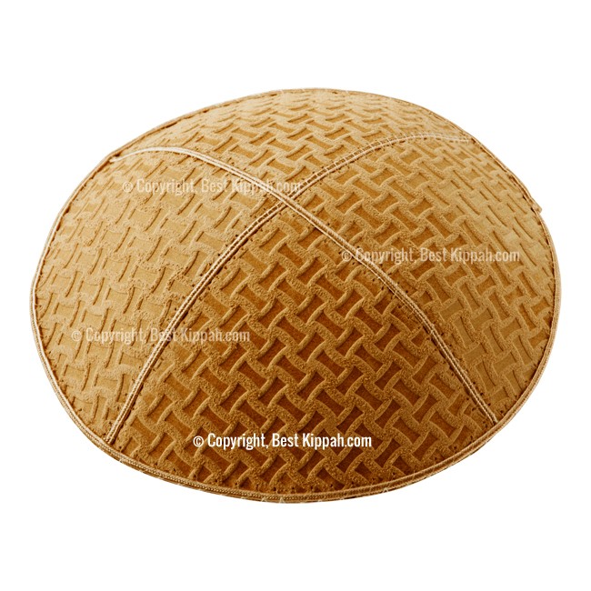 C75 - CHAIN LINK EMBOSSING KIPPAH