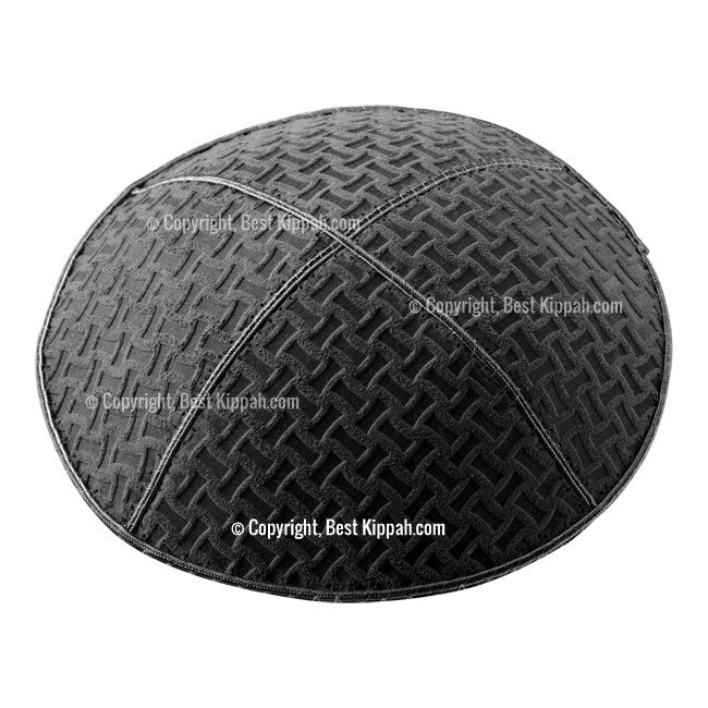 C75 - CHAIN LINK EMBOSSING KIPPAH