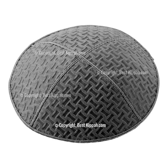 C75 - CHAIN LINK EMBOSSING KIPPAH