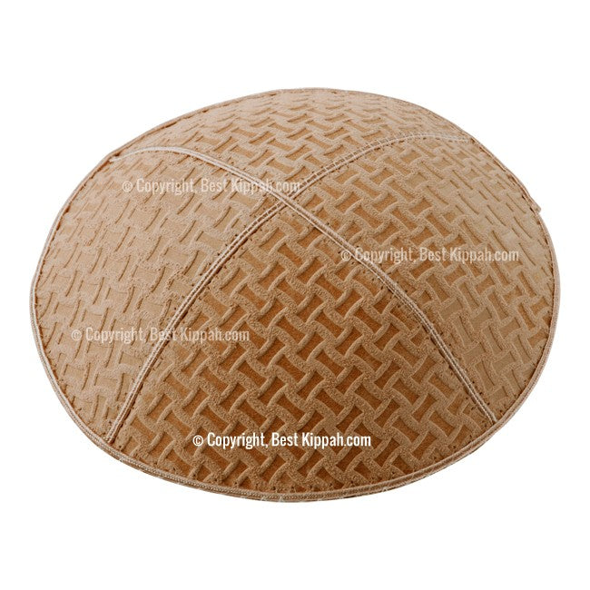 C75 - CHAIN LINK EMBOSSING KIPPAH