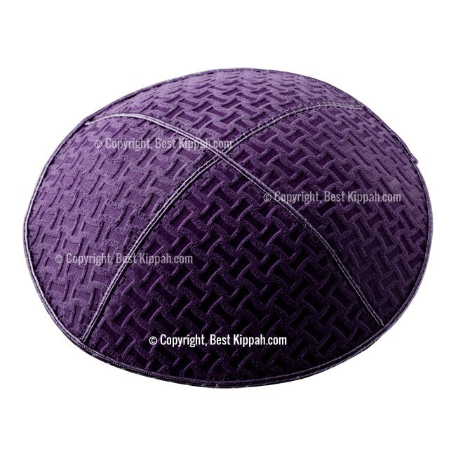 C75 - CHAIN LINK EMBOSSING KIPPAH