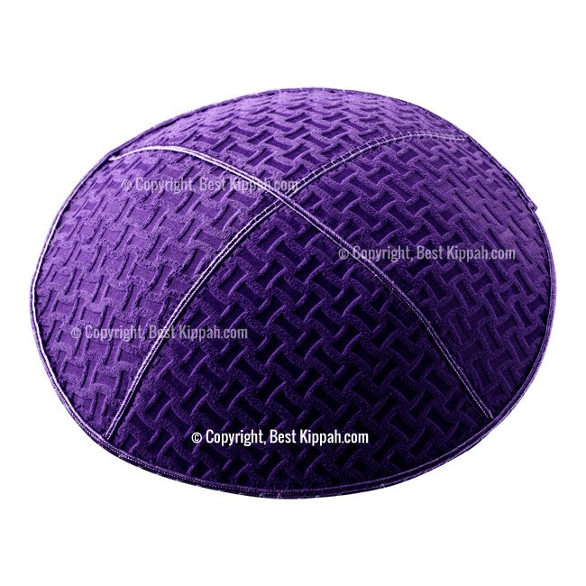C75 - CHAIN LINK EMBOSSING KIPPAH