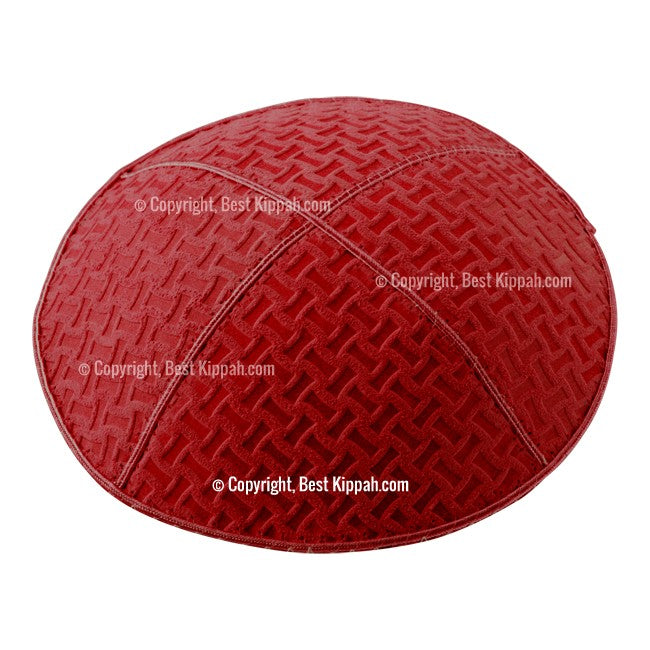 C75 - CHAIN LINK EMBOSSING KIPPAH