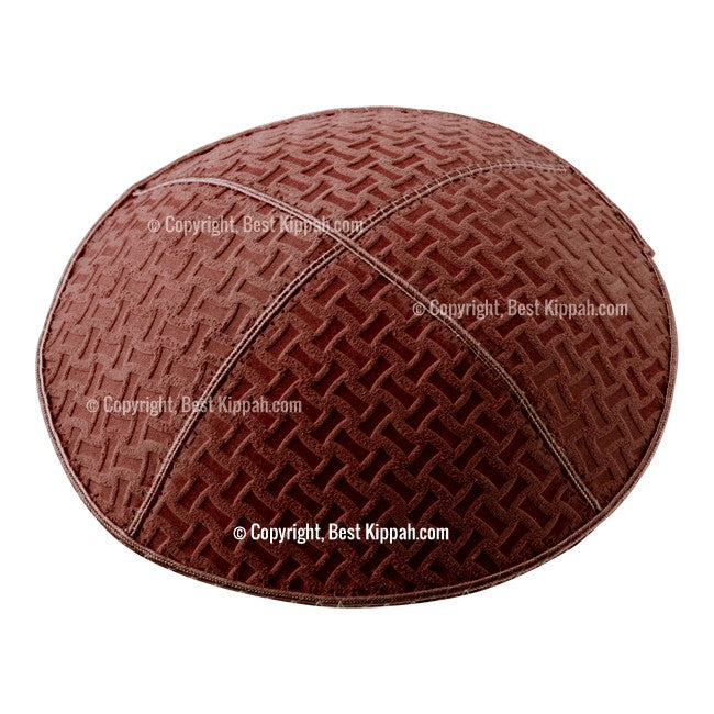 C75 - CHAIN LINK EMBOSSING KIPPAH