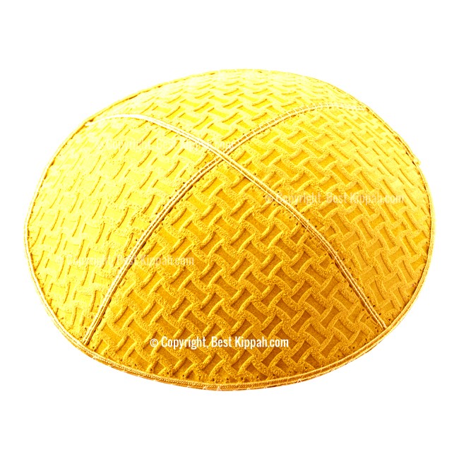 C75 - CHAIN LINK EMBOSSING KIPPAH