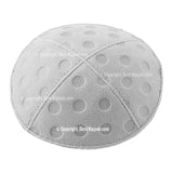 C76 - POLKA DOTS EMBOSSING KIPPAH