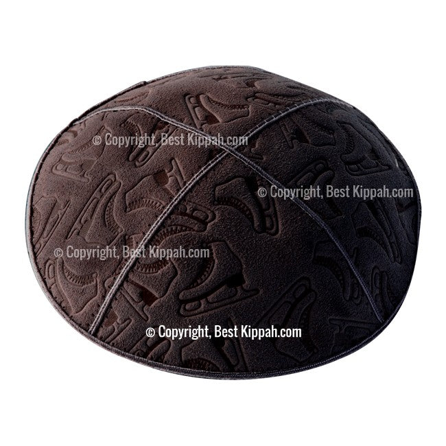 C105 - ICE SKATES EMBOSSING KIPPAH