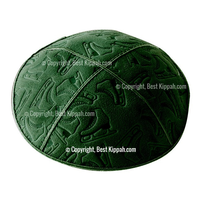 C105 - ICE SKATES EMBOSSING KIPPAH