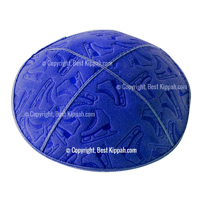 C105 - ICE SKATES EMBOSSING KIPPAH