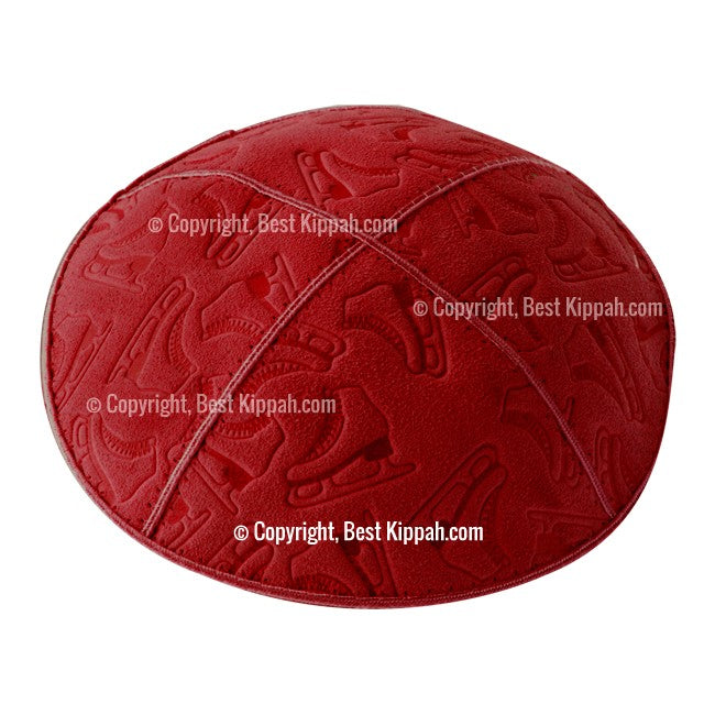 C105 - ICE SKATES EMBOSSING KIPPAH