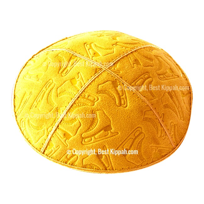 C105 - ICE SKATES EMBOSSING KIPPAH