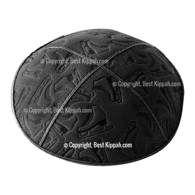 C105 - ICE SKATES EMBOSSING KIPPAH