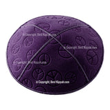 C81 - PEACE SIGN EMBOSSING KIPPAH