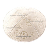 C81 - PEACE SIGN EMBOSSING KIPPAH