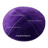 C81 - PEACE SIGN EMBOSSING KIPPAH