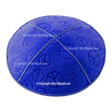 C81 - PEACE SIGN EMBOSSING KIPPAH