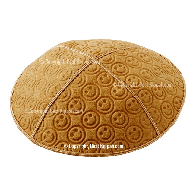 C88 - SMILEY EMBOSSING KIPPAH